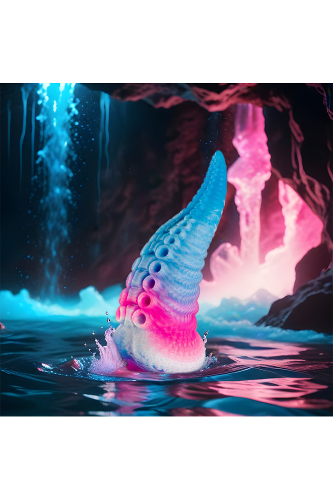 EPIC - PHORCYS DILDO CON TENTACOLI BLU