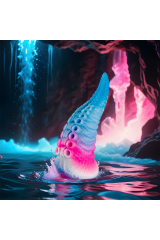 EPIC - PHORCYS DILDO CON TENTACOLI BLU