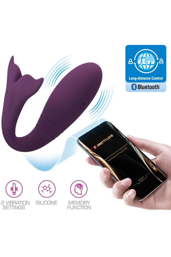 PRETTY LOVE - APP JAYLEEN VIBRATOR TELECOMANDO VIOLA