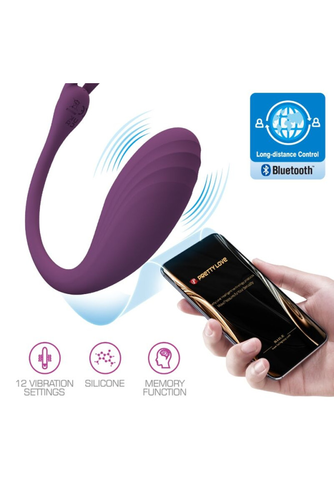 PRETTY LOVE - CATALINA VIBRATOR APP TELECOMANDO VIOLA