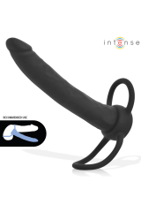 INTENSE - LUCAS DILDO ANALE CON ANELLO PER PENE E TESTICOLI IN SILICONE
