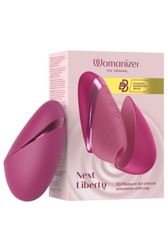 WOMANIZER - NEXT LIBERTY STIMOLATORE CLITORIDEO 3D INTENSO ROSA ARIA DI PIACERE