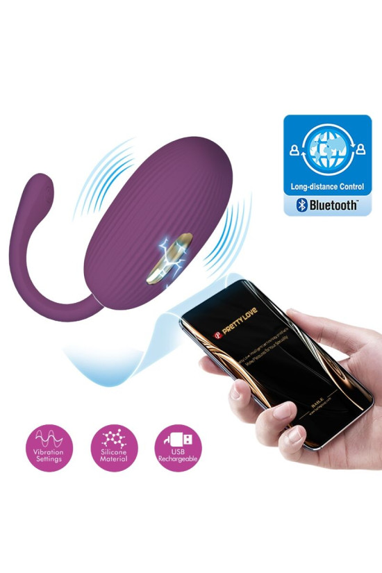 PRETTY LOVE - DOREEN UOVO VIBRANTE RICARICABILE VIOLA