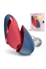 WOMANIZER - NEXT LIBERTY 3D PLEASURE AIR STIMOLATORE CLITORIDEO BLU/ROSSO