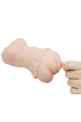 CRAZY BULL - MASTURBADOR VAGINA CON PELLE ACQUATA CON PROIETTILI VIBRANTI