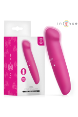 INTENSE - VIBRATORE PER IL PUNTO G PHIL ROSA 13 CM