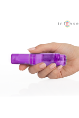 INTENSE - MINI MASSAGGIATORE KURT CON 4 TESTINE INTERCAMBIABILI VIOLA