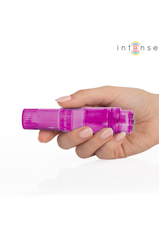 INTENSO - MINI MASSAGGIATORE KURT CON 4 TESTINE INTERCAMBIABILI ROSA