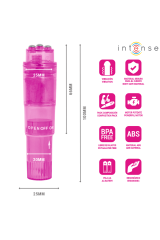INTENSO - MINI MASSAGGIATORE KURT CON 4 TESTINE INTERCAMBIABILI ROSA