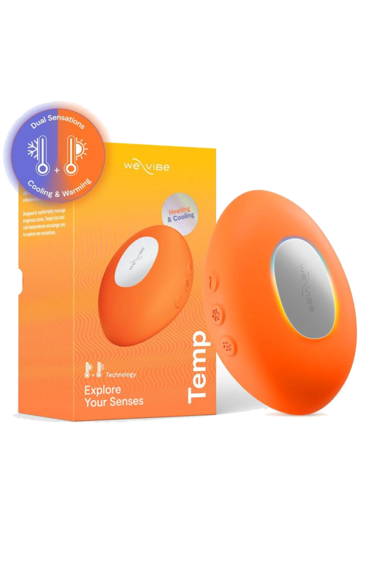 WE-VIBE - VIBRATORE RISCALDANTE E RAFFREDDANTE A TEMPERATURA ARANCIONE