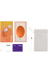 WE-VIBE - VIBRATORE RISCALDANTE E RAFFREDDANTE A TEMPERATURA ARANCIONE