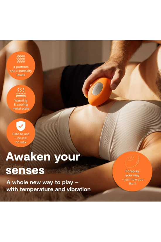 WE-VIBE - VIBRATORE RISCALDANTE E RAFFREDDANTE A TEMPERATURA ARANCIONE