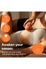WE-VIBE - VIBRATORE RISCALDANTE E RAFFREDDANTE A TEMPERATURA ARANCIONE
