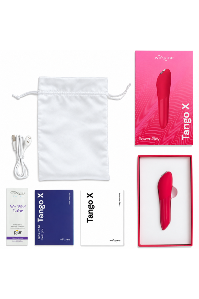 WE-VIBE - TANGO X VIBRATORE A PROIETTILE RICARICABILE ROSSO CILIEGIA
