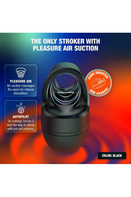 ARCWAVE - ION 2 STROKER MASCHILE CON STIMOLAZIONE A ONDE D'ARIA PULSANTI NERO