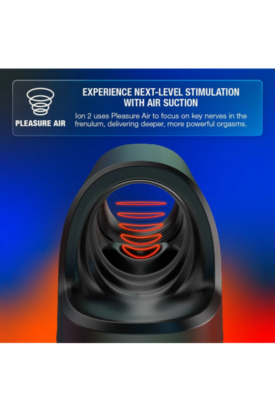 ARCWAVE - ION 2 STROKER MASCHILE CON STIMOLAZIONE A ONDE D'ARIA PULSANTI NERO