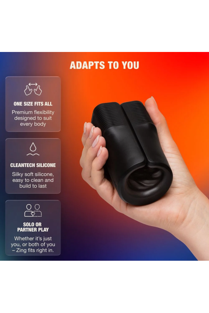 ARCWAVE - ZING STROKER MASCHILE VIBRANTE CON DOPPIO MOTORE NERO