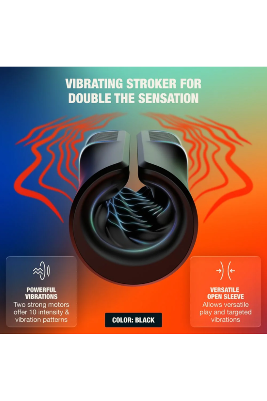 ARCWAVE - ZING STROKER MASCHILE VIBRANTE CON DOPPIO MOTORE NERO
