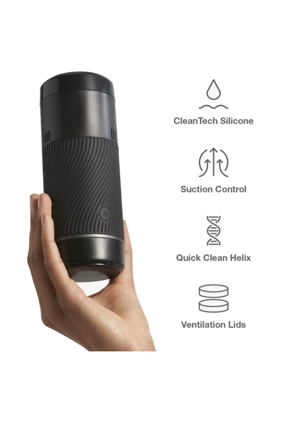 ARCWAVE - POW STROKER MANUALE CON CONTROLLO DELL'ASPIRAZIONE NERO