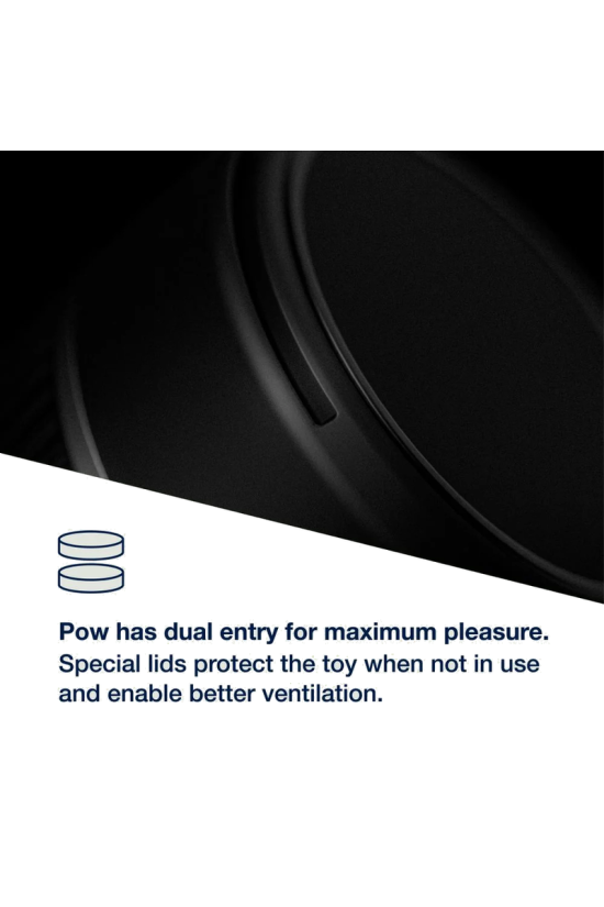 ARCWAVE - POW STROKER MANUALE CON CONTROLLO DELL'ASPIRAZIONE NERO