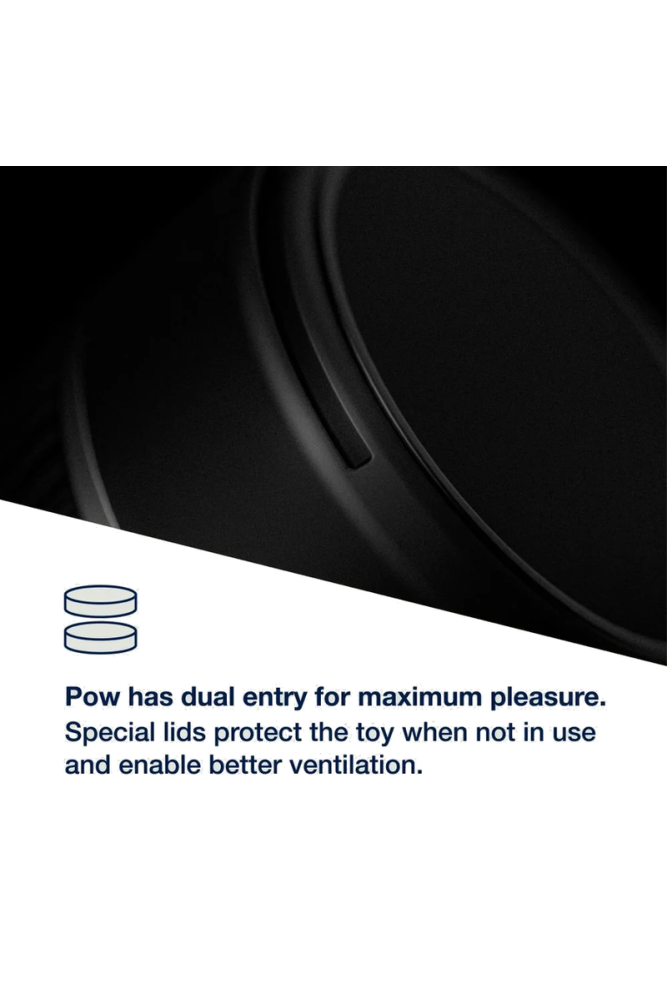 ARCWAVE - POW STROKER MANUALE CON CONTROLLO DELL'ASPIRAZIONE NERO