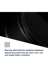 ARCWAVE - POW STROKER MANUALE CON CONTROLLO DELL'ASPIRAZIONE NERO
