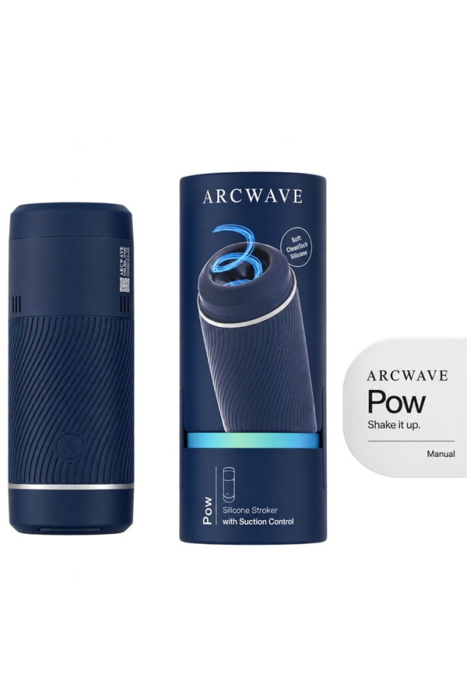 ARCWAVE - POW STROKER MANUALE CON CONTROLLO DELL'ASPIRAZIONE BLU