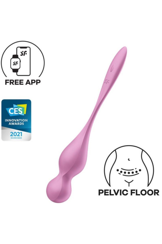 SATISFYER - LOVE BIRDS PALLE VIBRANTI KEGEL ROSA