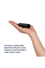 ARCWAVE - GHOST STROKER REVERSIBILE IN SILICONE NERO