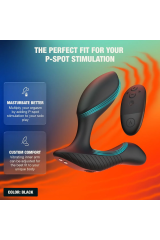 ARCWAVE - PERK MASSAGGIATORE PROSTATICO VIBRANTE CON DOPPIO MOTORE E TELECOMANDO NERO