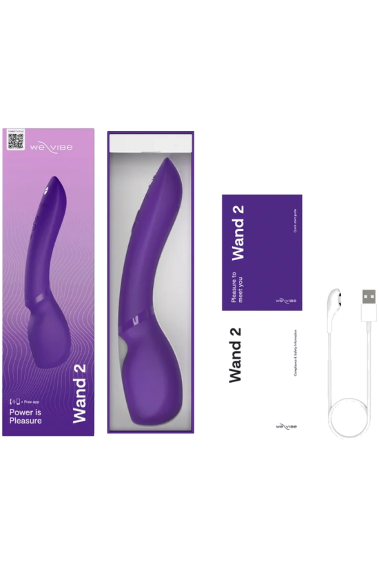 WE-VIBE - WAND 2 MASSAGGIATORE CORPO A BACCHETTA RICARICABILE VIOLA