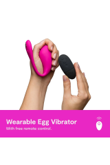 WE-VIBE - JIVE 2 VIBRATORE A UOVO INDOSSABILE ROSA ELETTRICO
