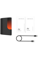 ARCWAVE - AIR MASTURBATORE MASCHILE ELASTICO CON IMPULSI D'ARIA E 6 LIVELLI DI INTENSITÀ NERO