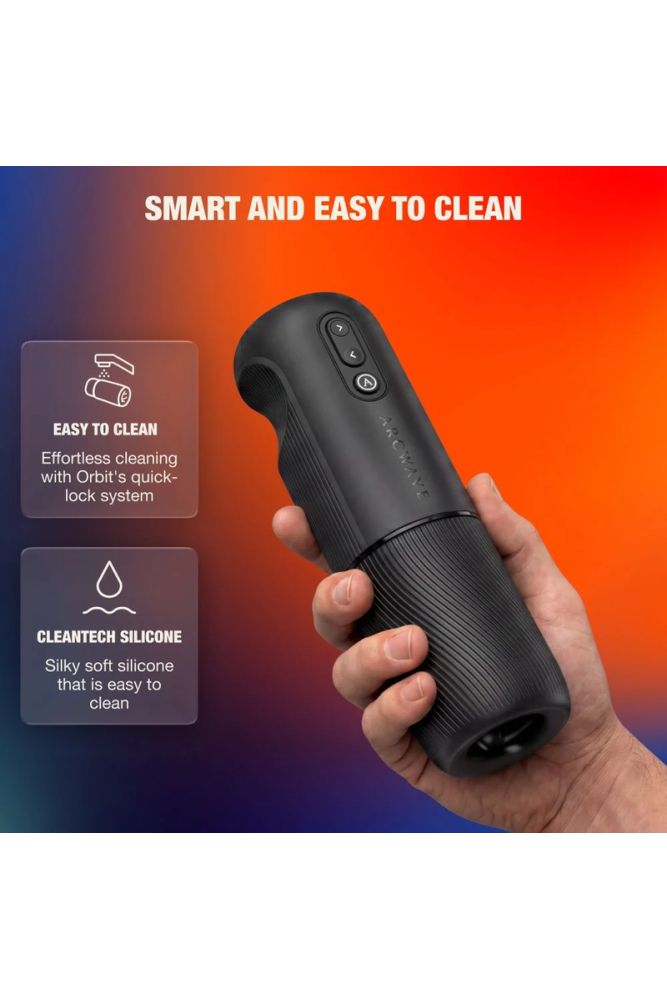 ARCWAVE - ORBIT MASTURBATORE MASCHILE ROTANTE A 360° CON CONTROLLO TRAMITE APP NERO