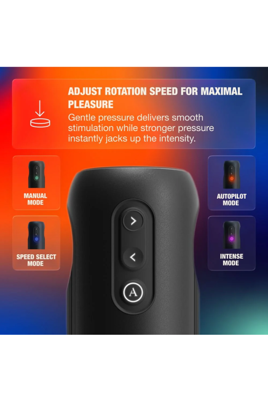 ARCWAVE - ORBIT MASTURBATORE MASCHILE ROTANTE A 360° CON CONTROLLO TRAMITE APP NERO