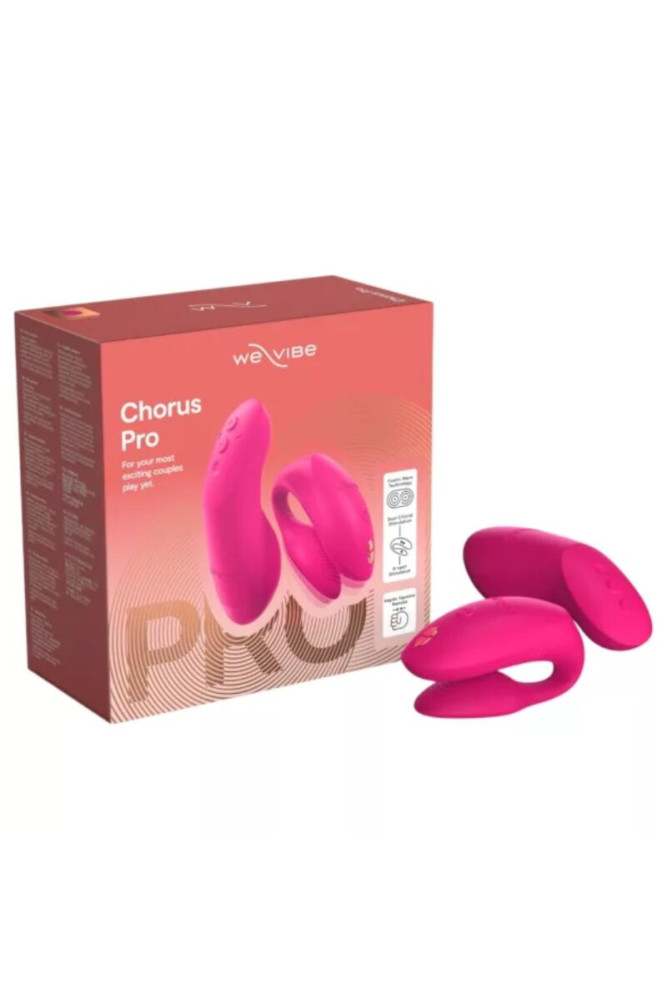 WE-VIBE - VIBRATORE PER COPPIE CHORUS PRO PREMIUM ROSA ELETTRICO
