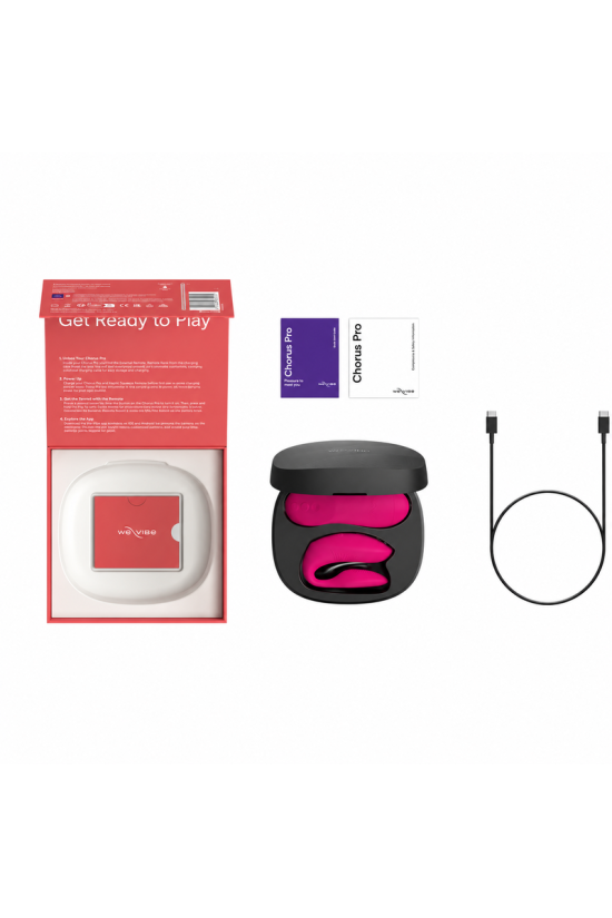 WE-VIBE - VIBRATORE PER COPPIE CHORUS PRO PREMIUM ROSA ELETTRICO