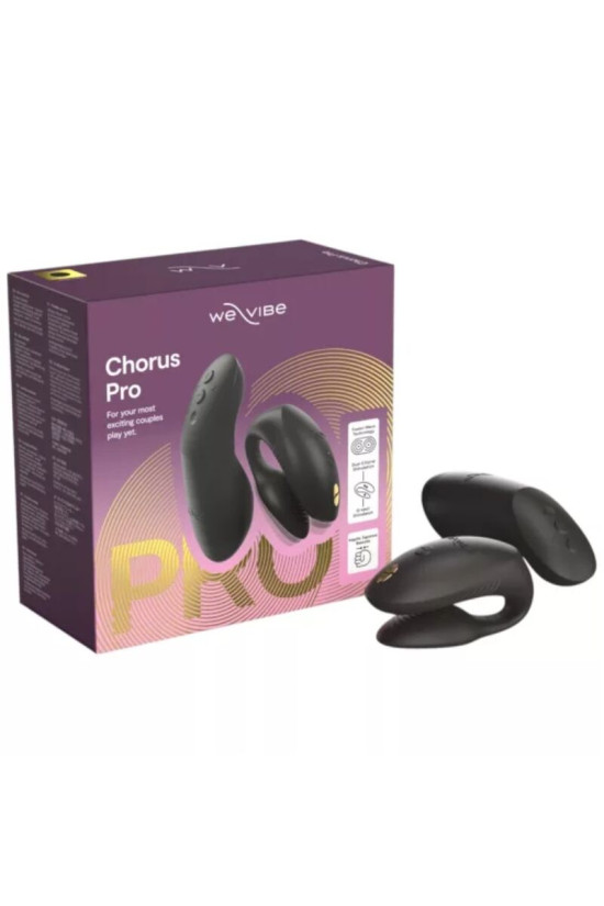 WE-VIBE - VIBRATORE PER COPPIE CHORUS PRO PREMIUM NERO SATINATO