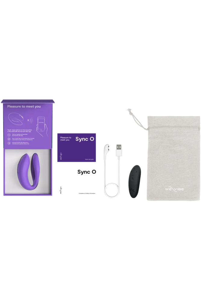 WE-VIBE - VIBRATORE PER COPPIE SYNC O WRAPPING-STIMULATION LUCE VIOLA