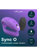 WE-VIBE - VIBRATORE PER COPPIE SYNC O WRAPPING-STIMULATION LUCE VIOLA
