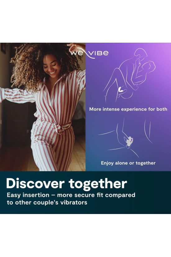 WE-VIBE - VIBRATORE PER COPPIE SYNC O WRAPPING-STIMULATION LUCE VIOLA