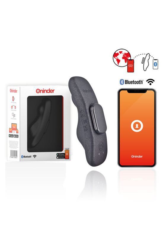 ONINDER - VIBRATORE RICARICABILE MANILA PANTY 9 VELOCITÀ 9.6 CM X 2.6 CM - APP GRATUITA