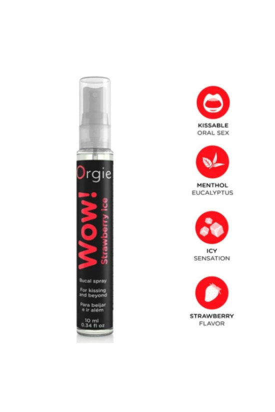 ORGIE - WOW! SPRAY BUCCALE ALLA FRAGOLA GHIACCIATA 10 ML