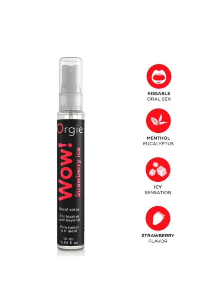 ORGIE - WOW! SPRAY BUCCALE ALLA FRAGOLA GHIACCIATA 10 ML