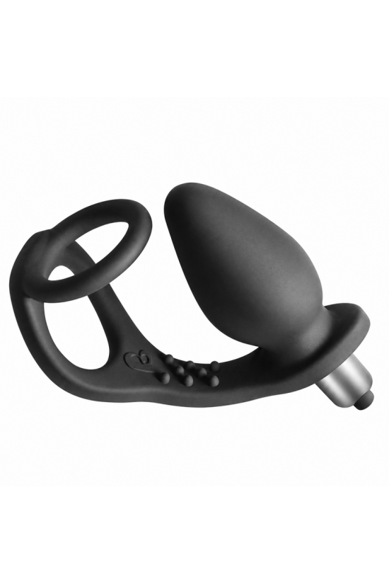 ROCKS-OFF - VIBRATORE PROSTATICO RO-ZEN CON DOPPIO ANELLO E 7 VELOCITÀ