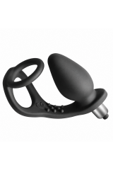 ROCKS-OFF - VIBRATORE PROSTATICO RO-ZEN CON DOPPIO ANELLO E 7 VELOCITÀ