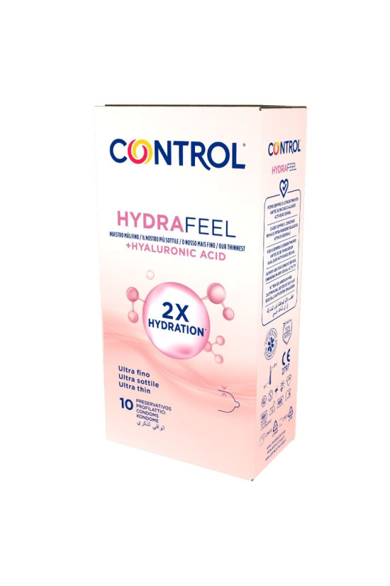 CONTROL - PRESERVATIVI ULTRA SOTTILI HYDRAFEEL CON ACIDO IALURONICO 10 PEZZI