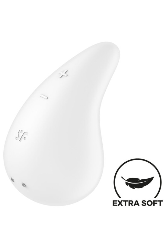SATISFYER - VIBRATORE GOCCIA DI RUGIADA LAY-ON BIANCO