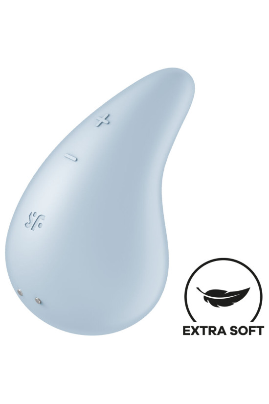 SATISFYER - VIBRATORE GOCCIA DI RUGIADA LAY-ON BLU