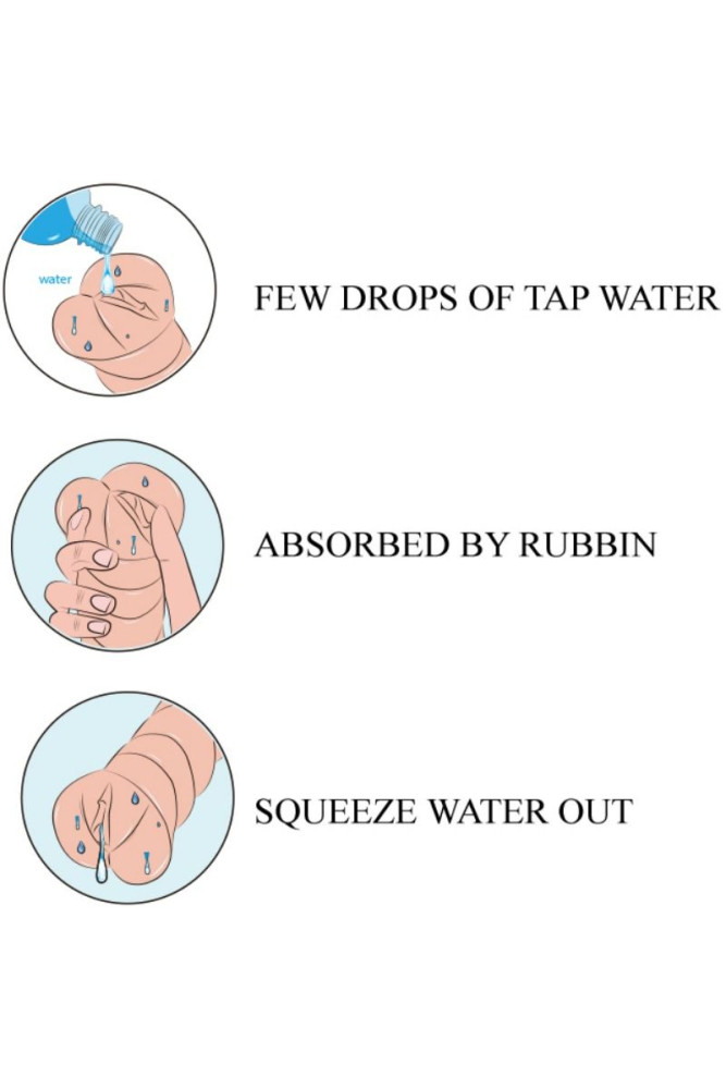 CRAZY BULL - MASTURBADOR PELLE ACQUA MODELLO VAGINA 3